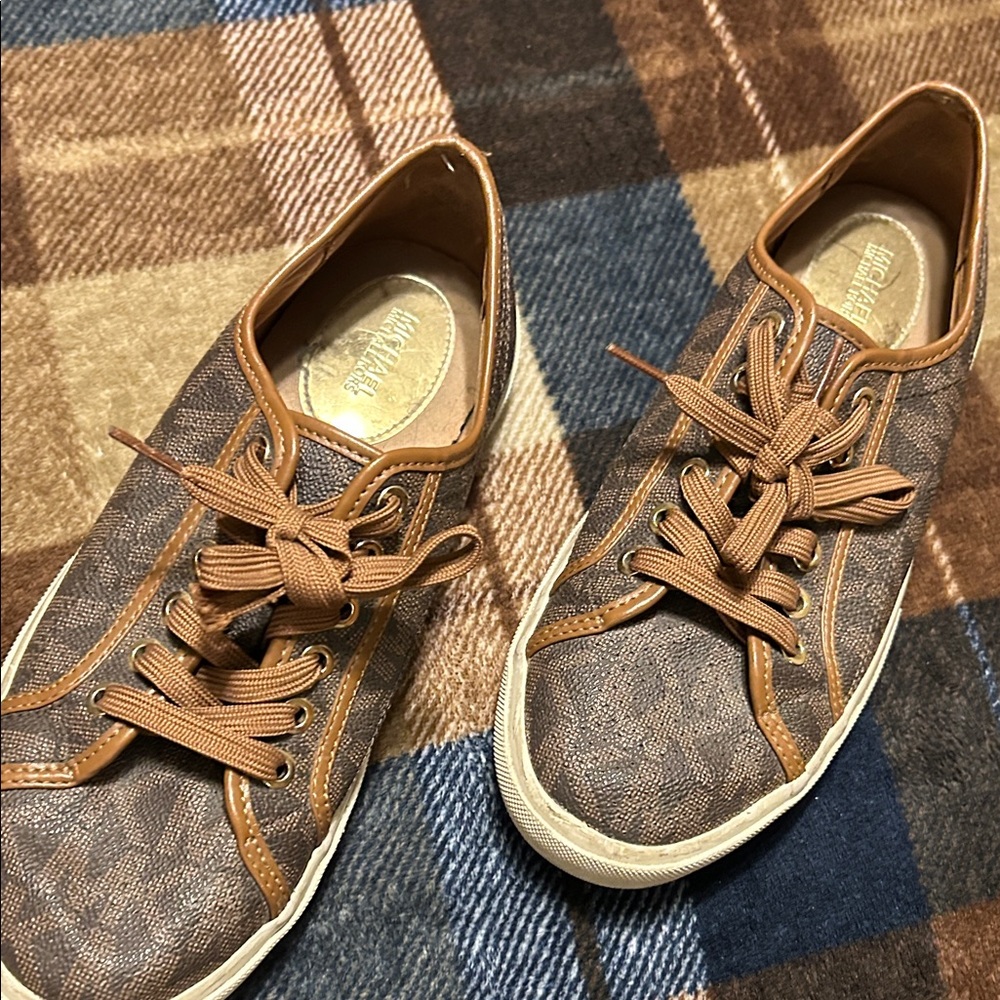 MICHAEL Michael Kors Brown Patterned Sneakers - image 12